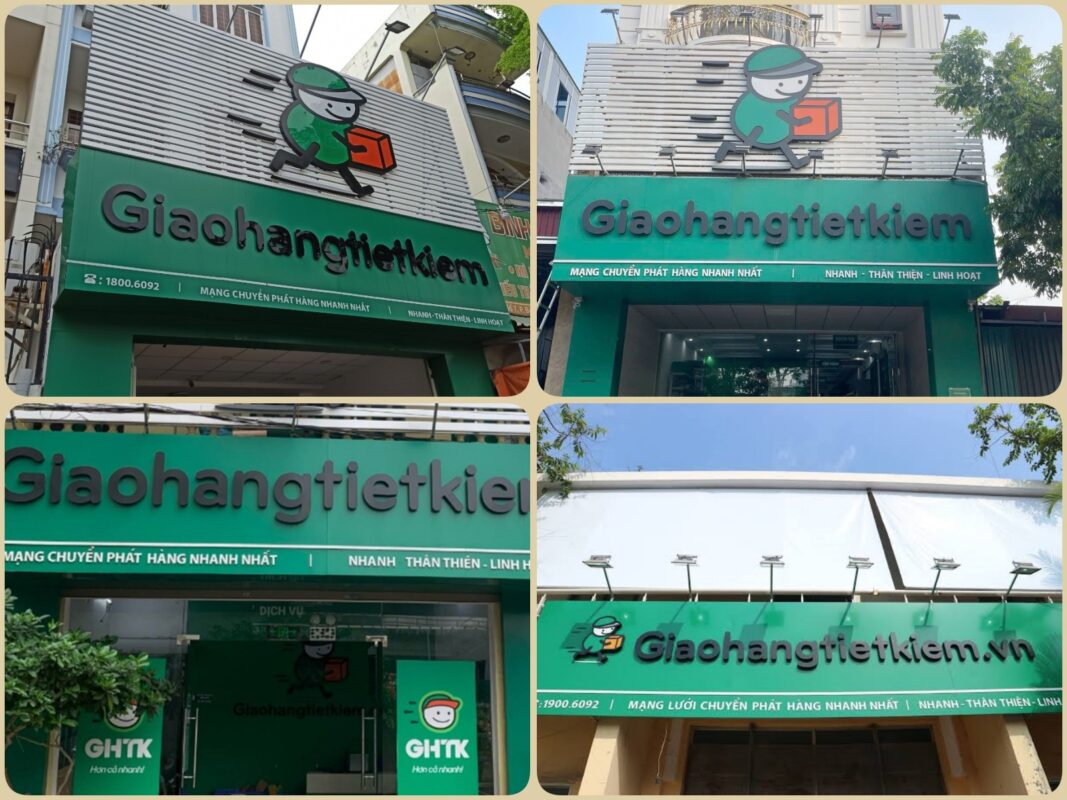 bảng hiệu giao hàng tiết kiệm